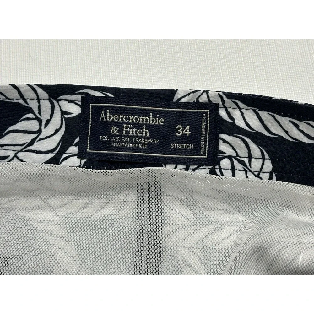 NWT Abercrombie & Fitch Nautical Rope Stretch Boardshorts 5